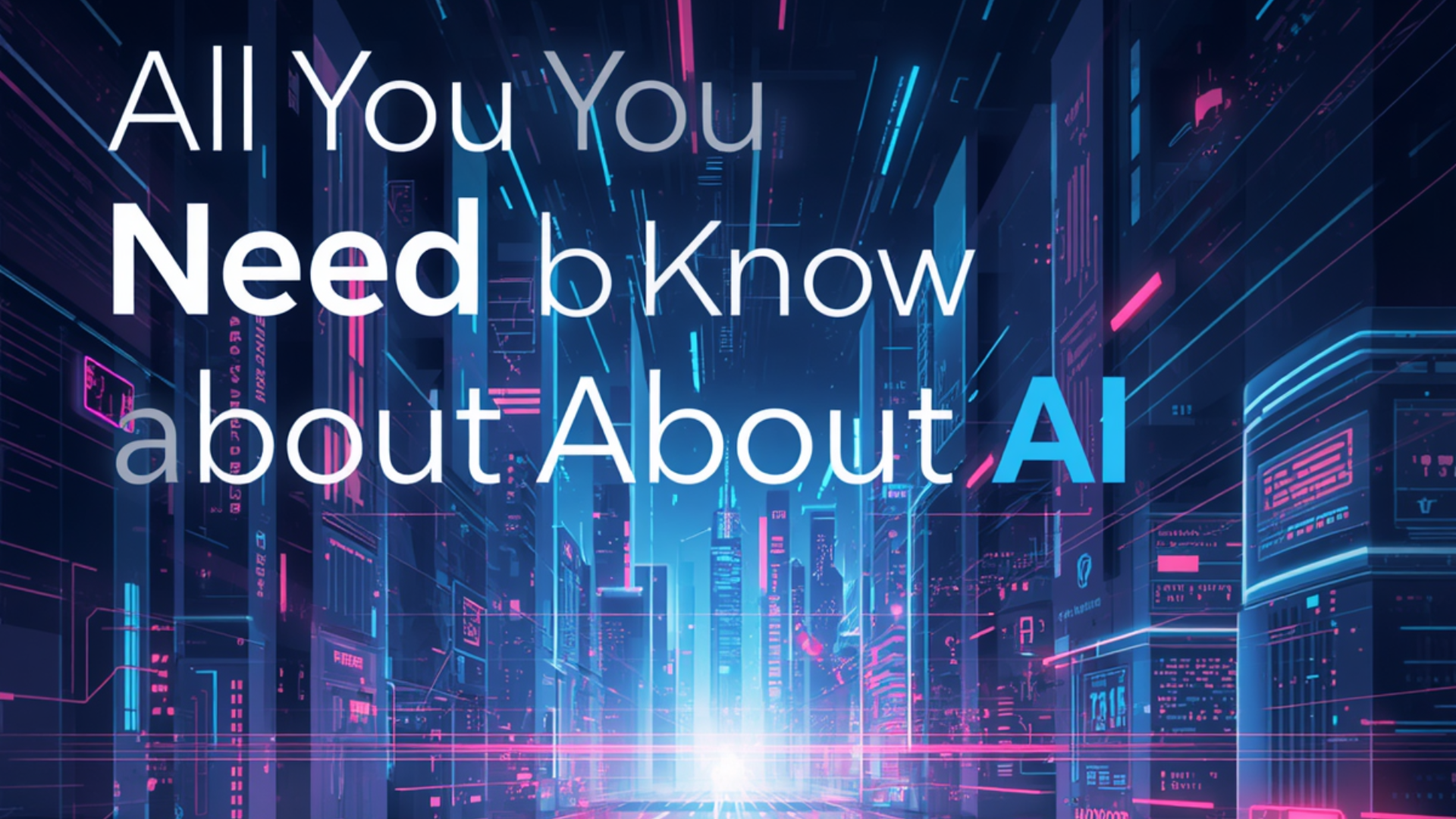 All You Need to Know About AI